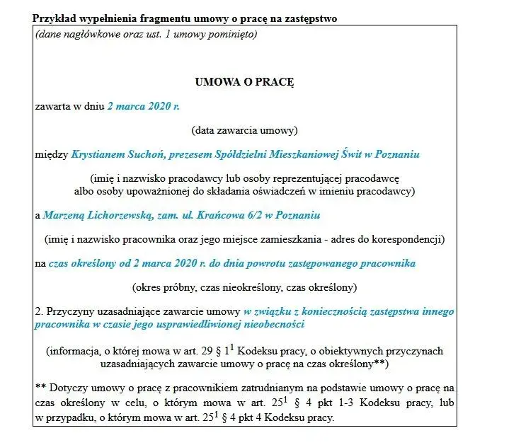 Kiedy można zatrudnić pracownika na zastępstwo? Poznaj ważne zasady