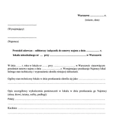 Protokół zdania mieszkania: Jak wypełnić po wynajmie mieszkania?