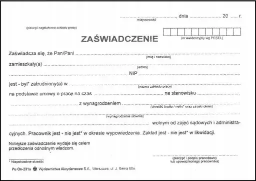 Zdjęcie Zaświadczenie o zatrudnieniu - do czego jest naprawdę potrzebne?